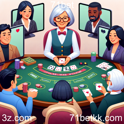 A Emoção dos Jogos de Casino Ao Vivo no 71bet